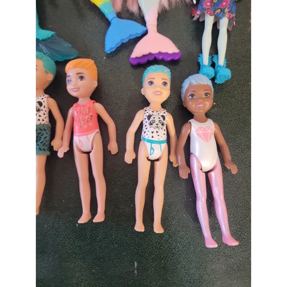 Mattel Barbie Dreamtopia Color Reveal Chelsea Darin boy  Kelly Mermaid lot
